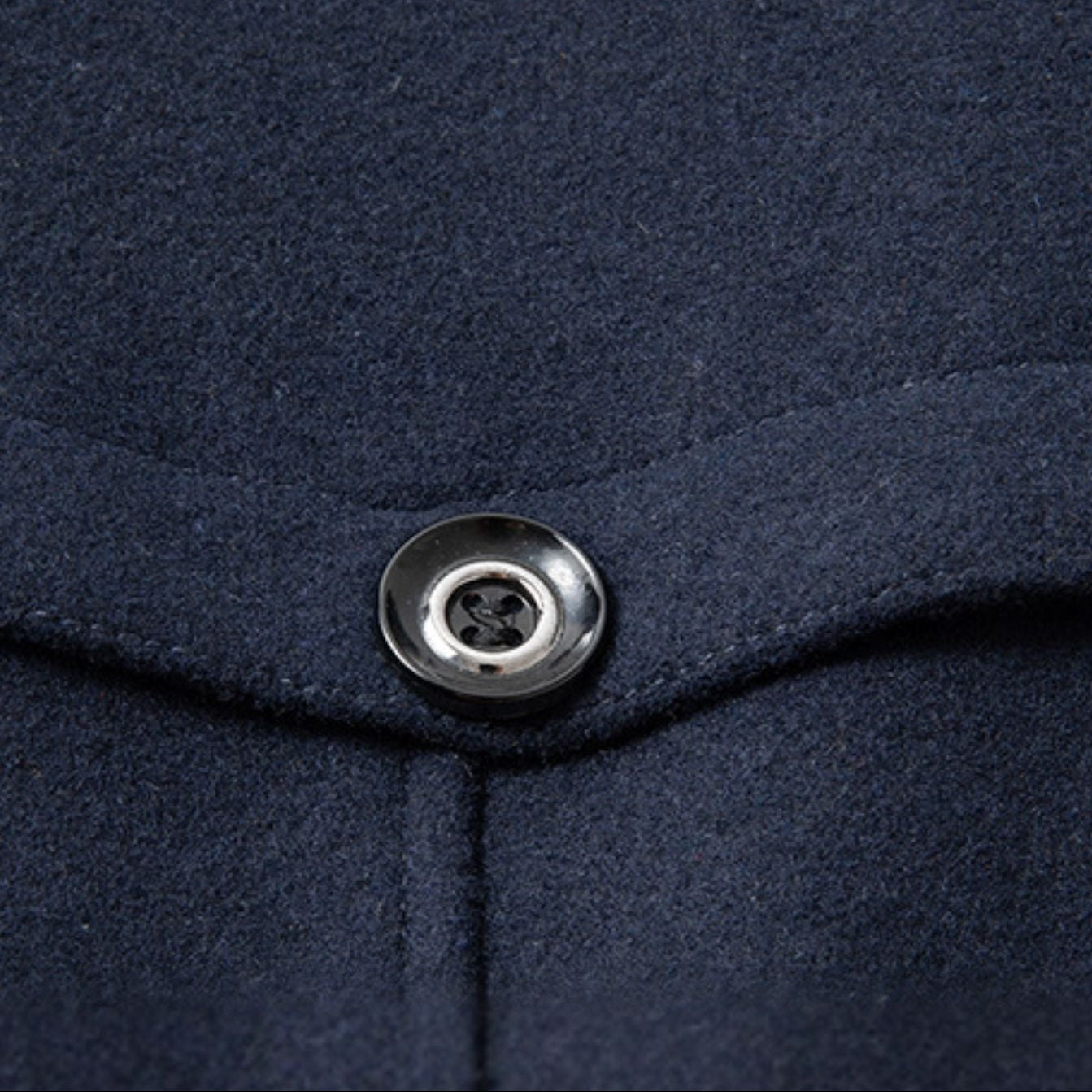 WoolGuard Winterjacke | Sanfter Wollmix mit doppelten Kragen