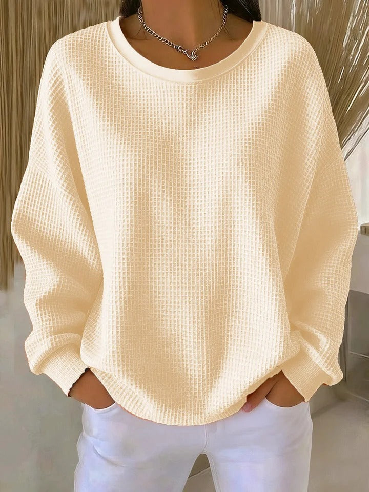 Elora Texturiertes Sweatshirt – Komfort trifft Stil