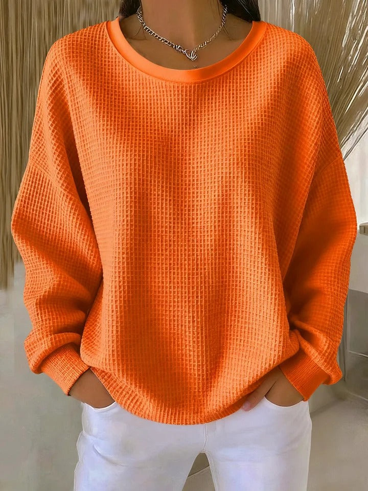 Elora Texturiertes Sweatshirt – Komfort trifft Stil