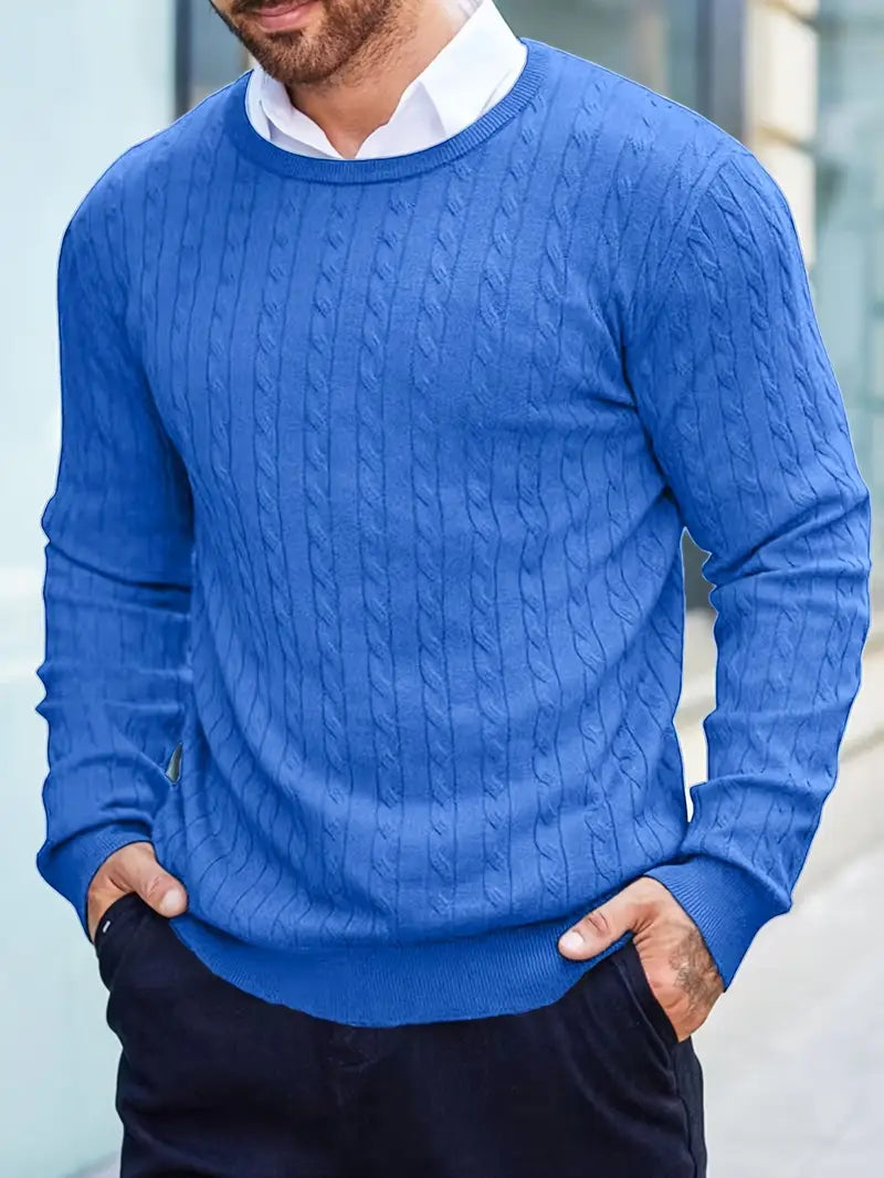 Jonty Gestrickter Rollkragenpullover