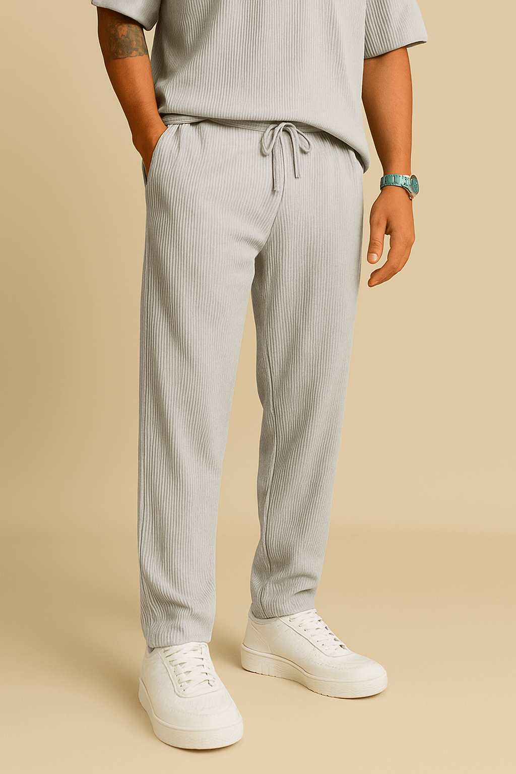 AROSA | Herren Sommer Cordhose mit weitem Schnitt