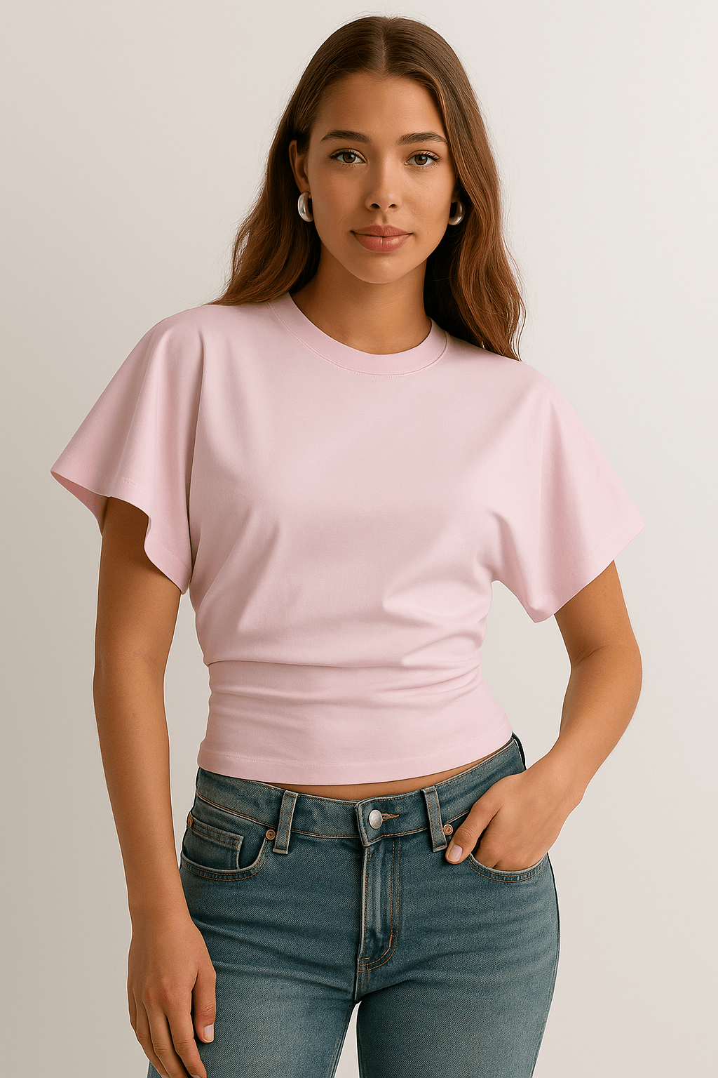 AROSA| Damen T-Shirt weit geschnitten und luftig für Sommer & Freizeit