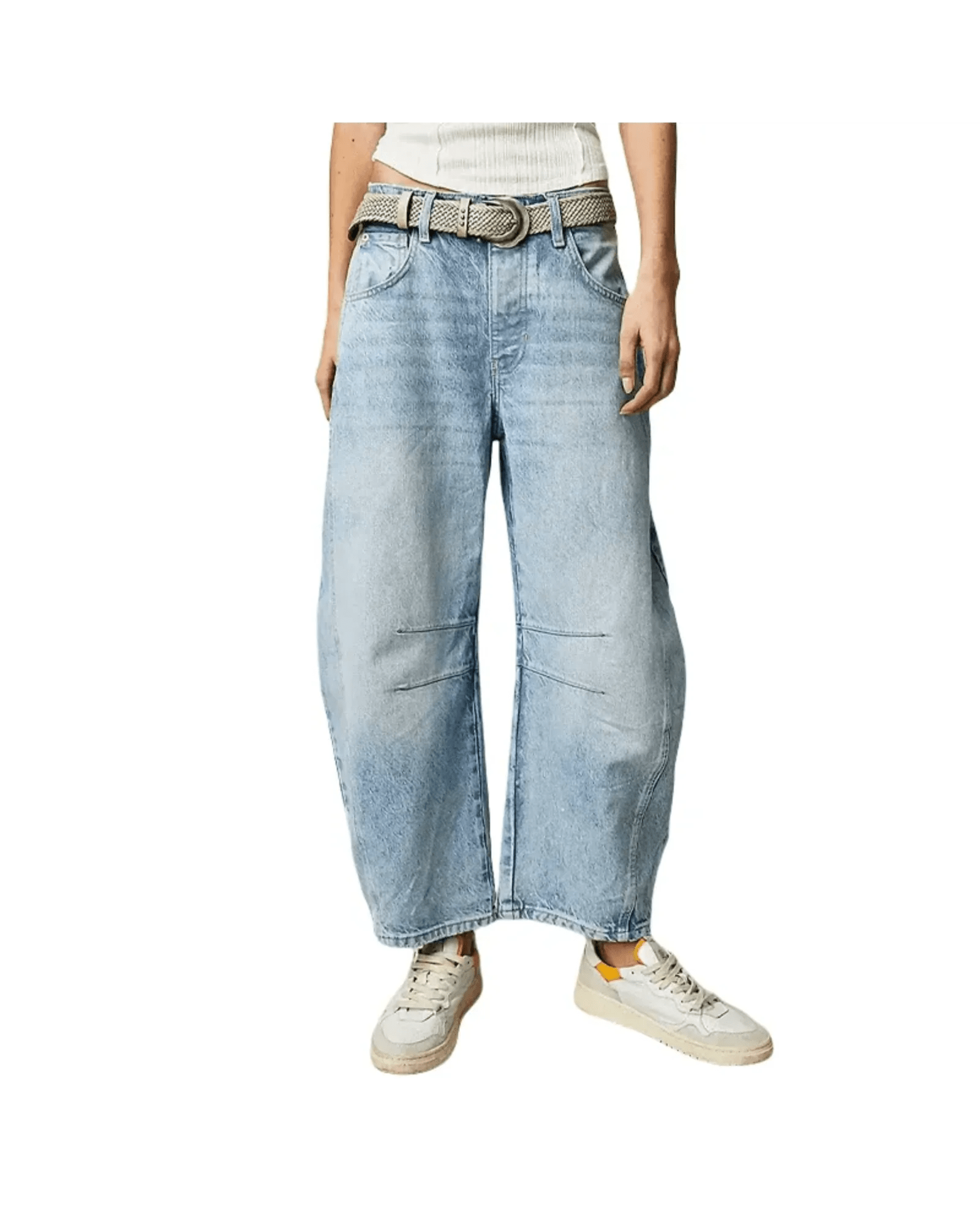 AROSA| Damen Jeans mit weitem Bein und klarer Silhouette Büro & Freizeit