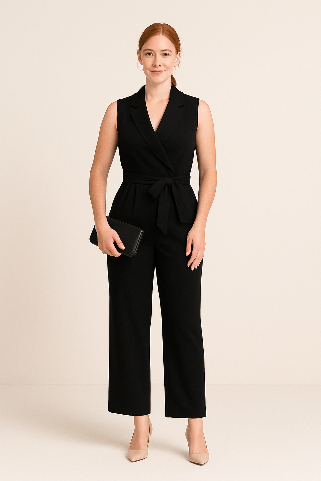AROSA | Luftiges Damen Jumpsuit langärmelig mit weitem Bein