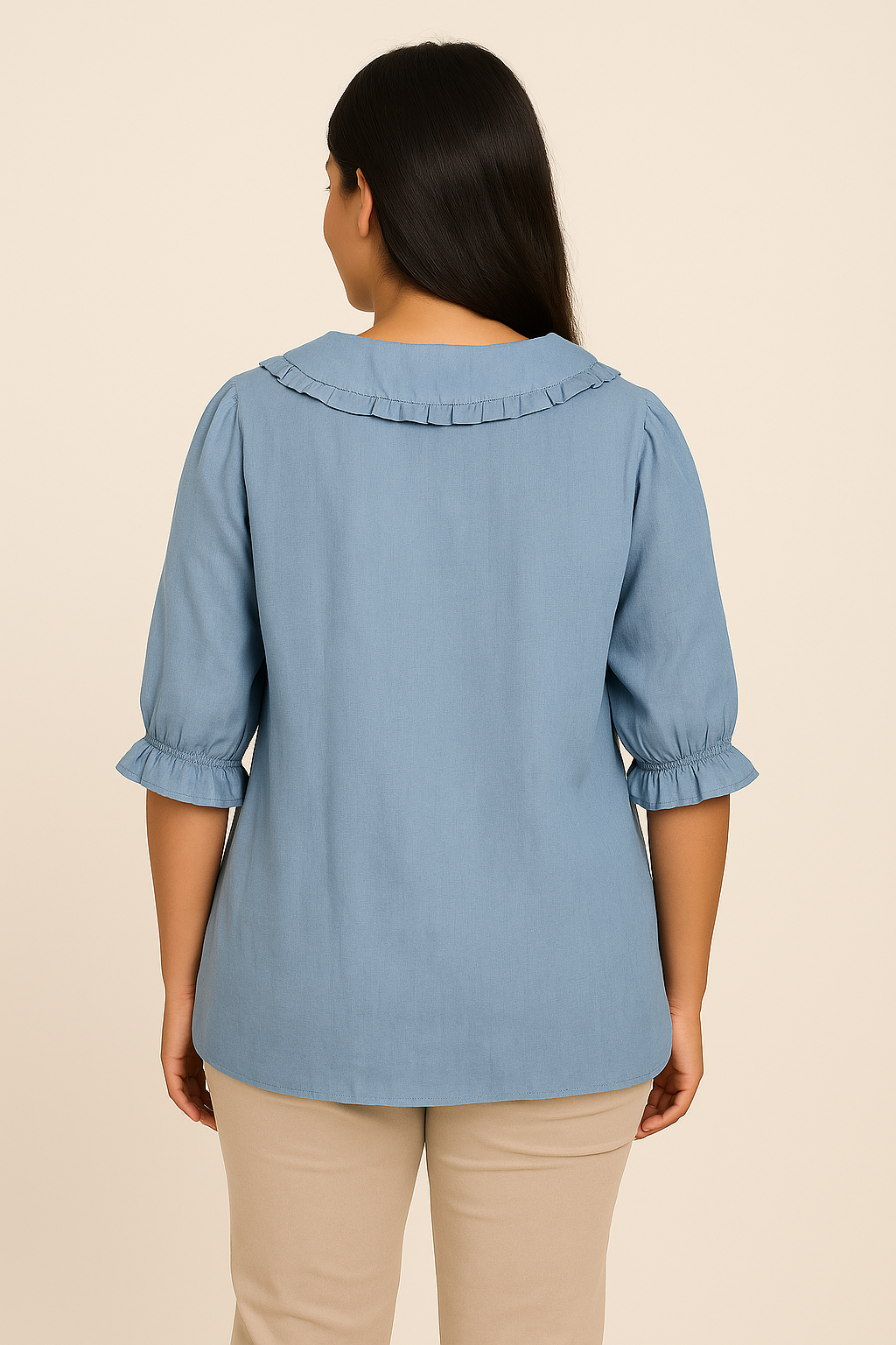 AROSA | Damen Bluse mit Rüschenakzent für Sommer