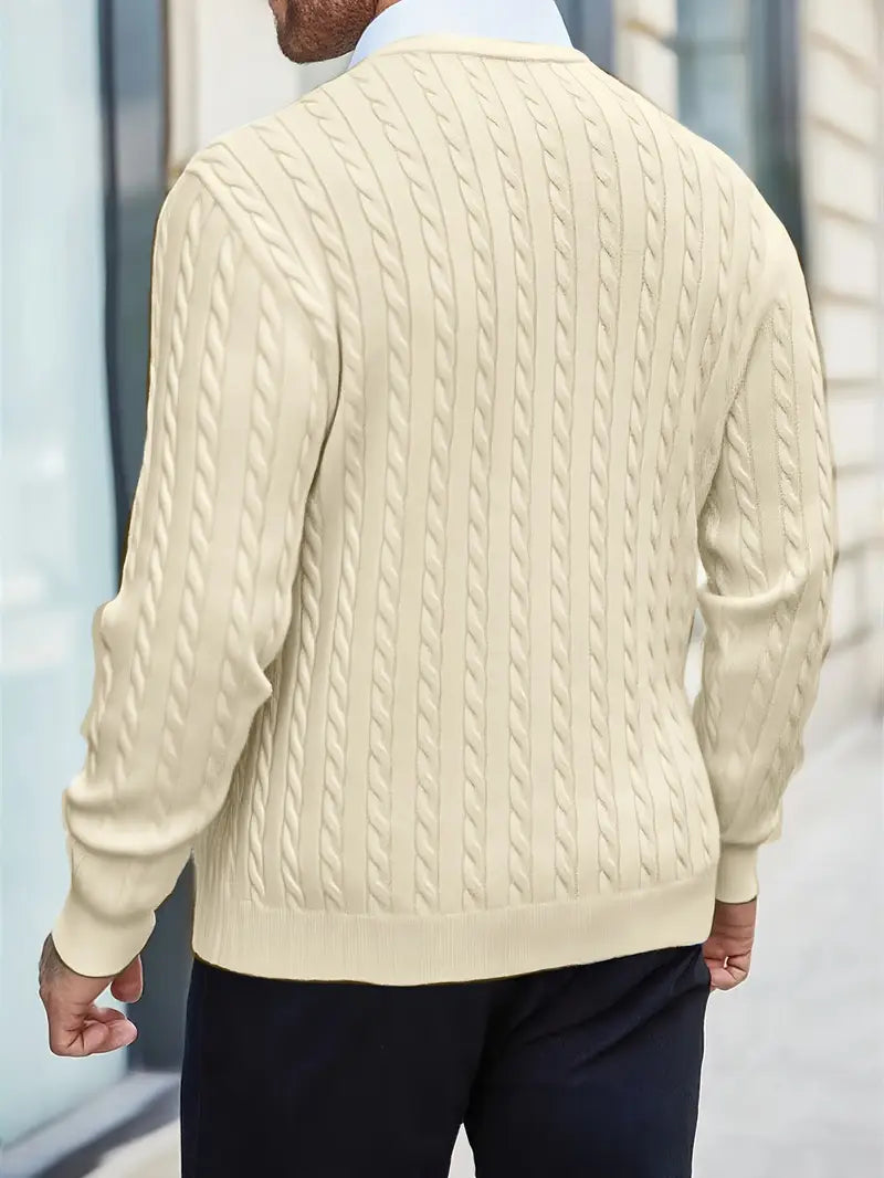 Jonty Gestrickter Rollkragenpullover