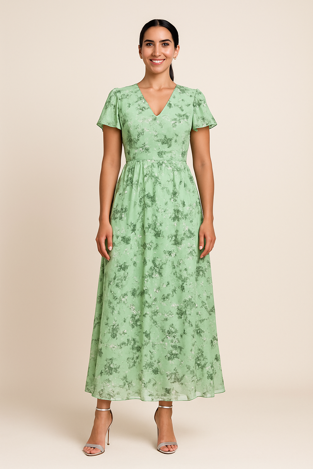 AROSA | Atmungsaktives Damen Midikleid elegant für Sommer
