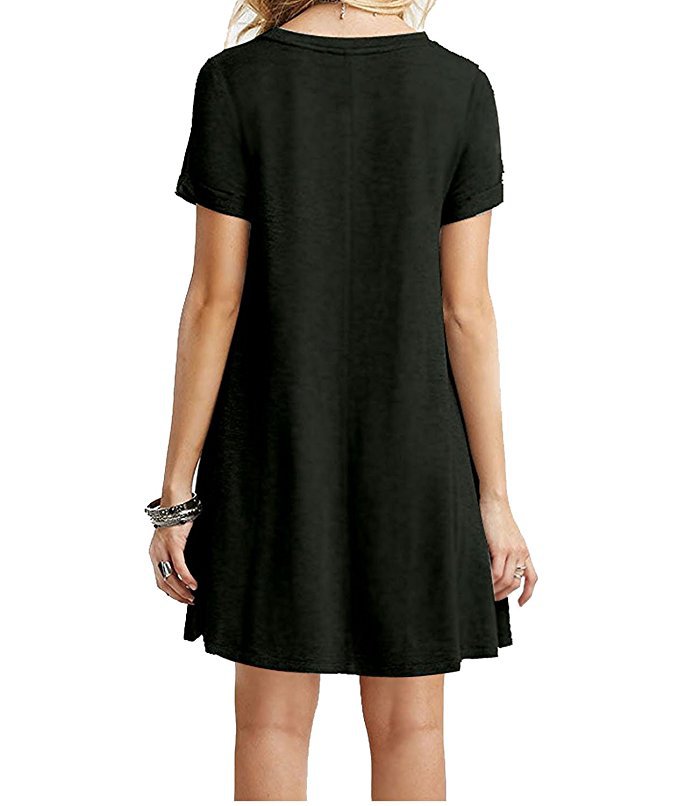 Vintage Damen T-Shirt Mini Kleid
