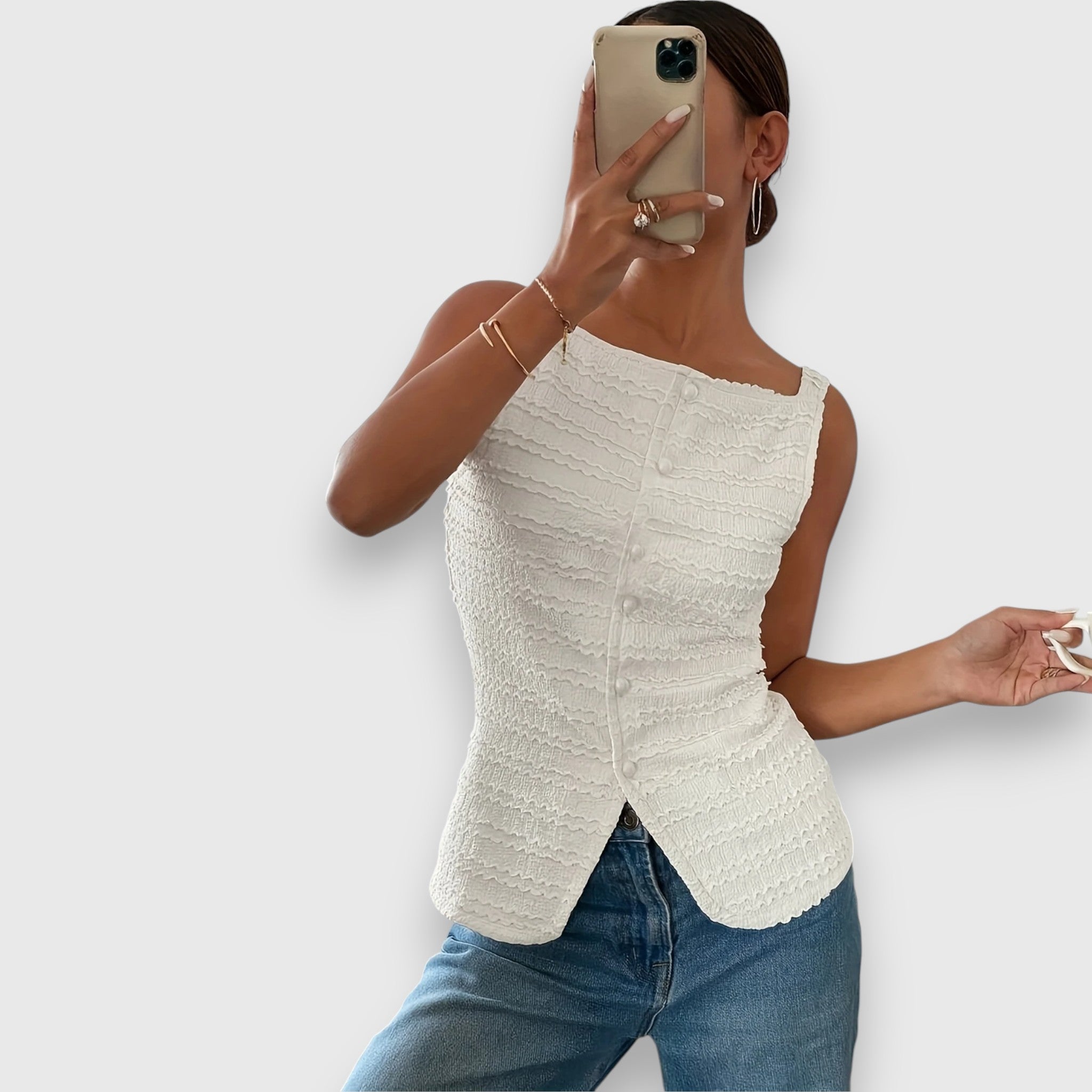 Stilzug Damen Top
