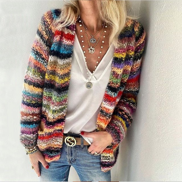 Esme | Mehrfarbiger Cardigan