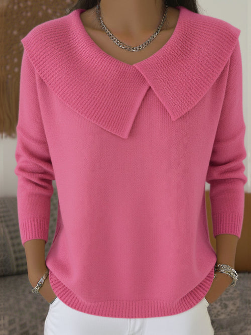 Damhnait | Wärmender Pullover mit Weichem Kragen