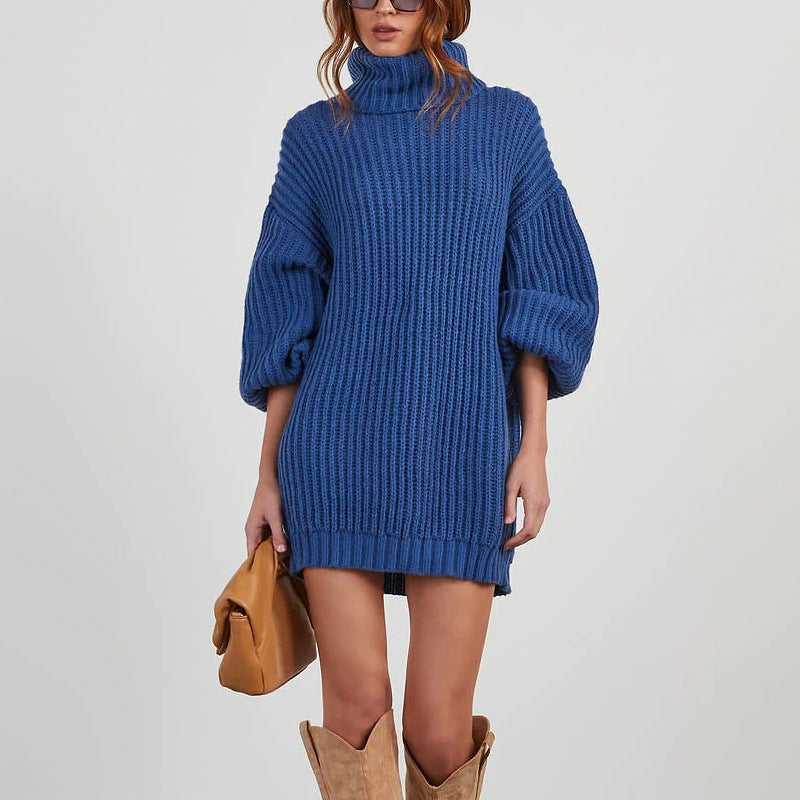 Stilvolles Pullover Kleid