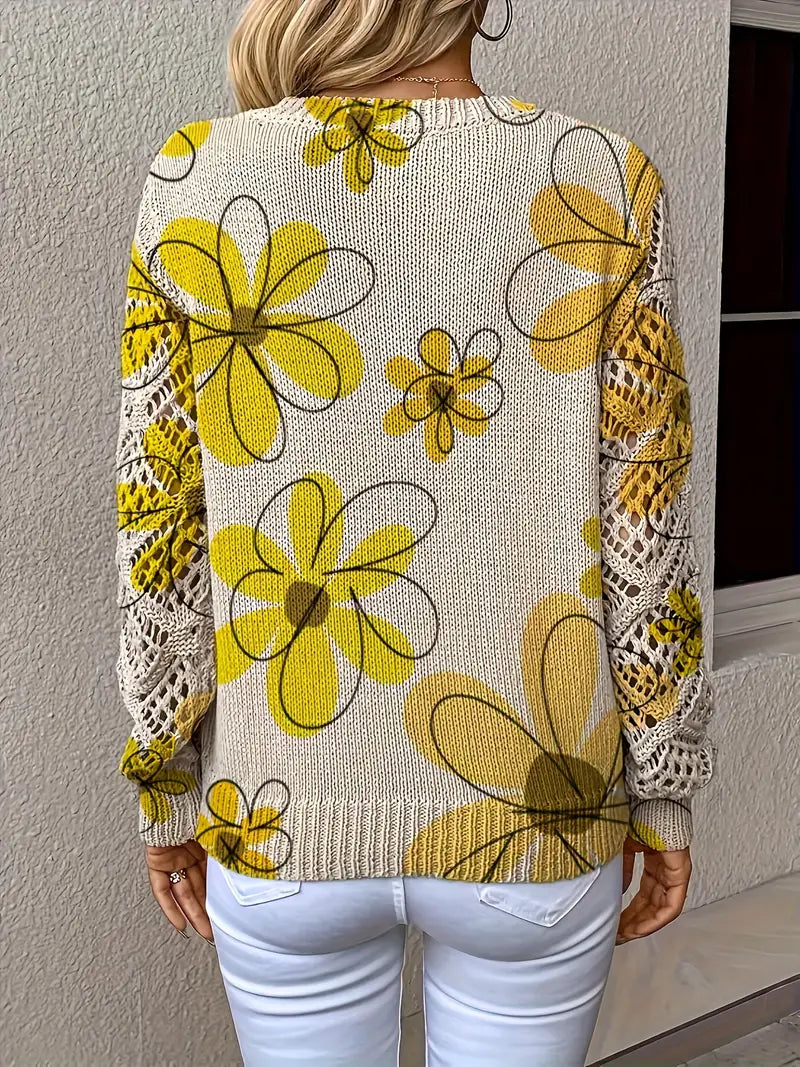 Marzena Eleganter Langarm Pullover
