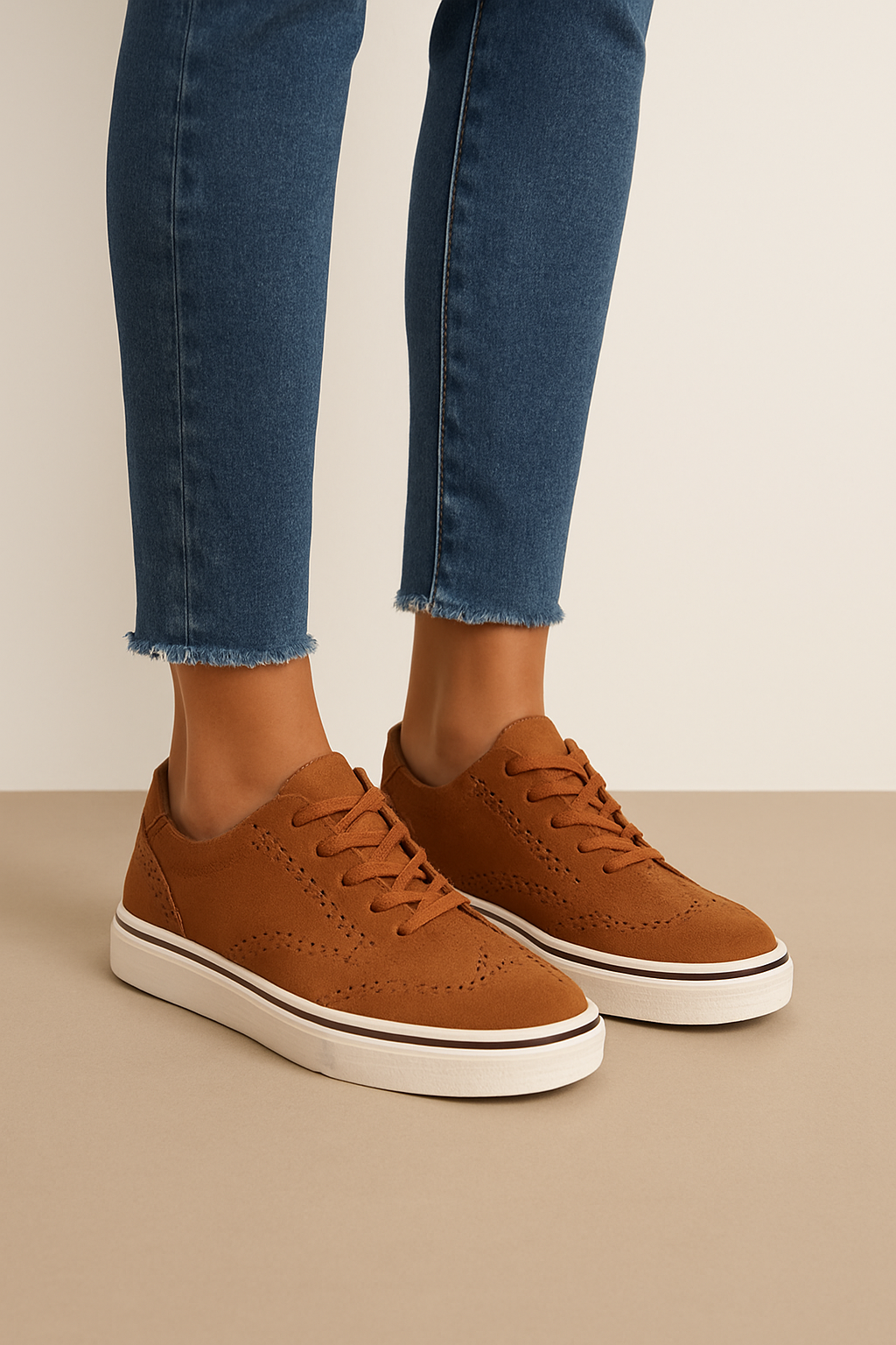AROSA| Damen Sneaker zum Schnüren mit flacher Sohle für Sommer & Freizeit