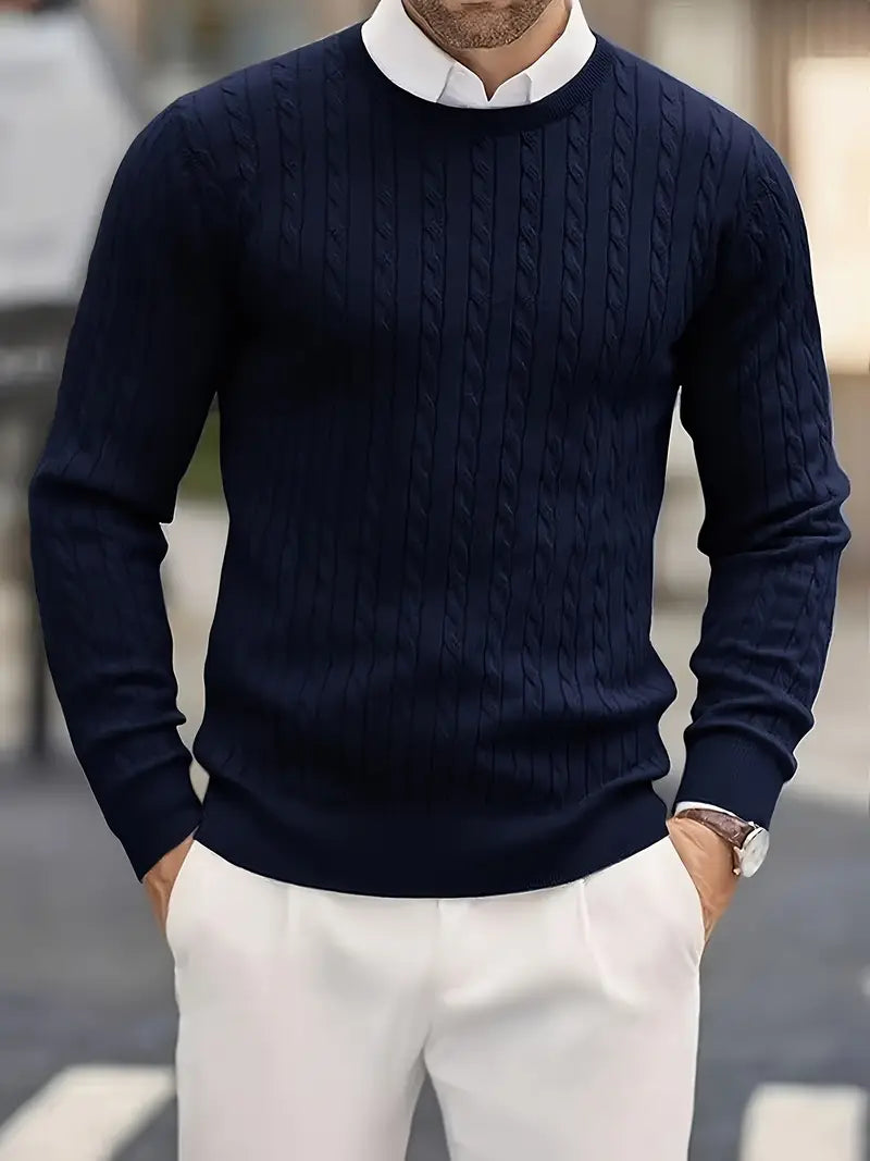 Jonty Gestrickter Rollkragenpullover