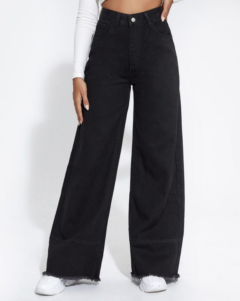 Damen Jeans mit weitem Bein