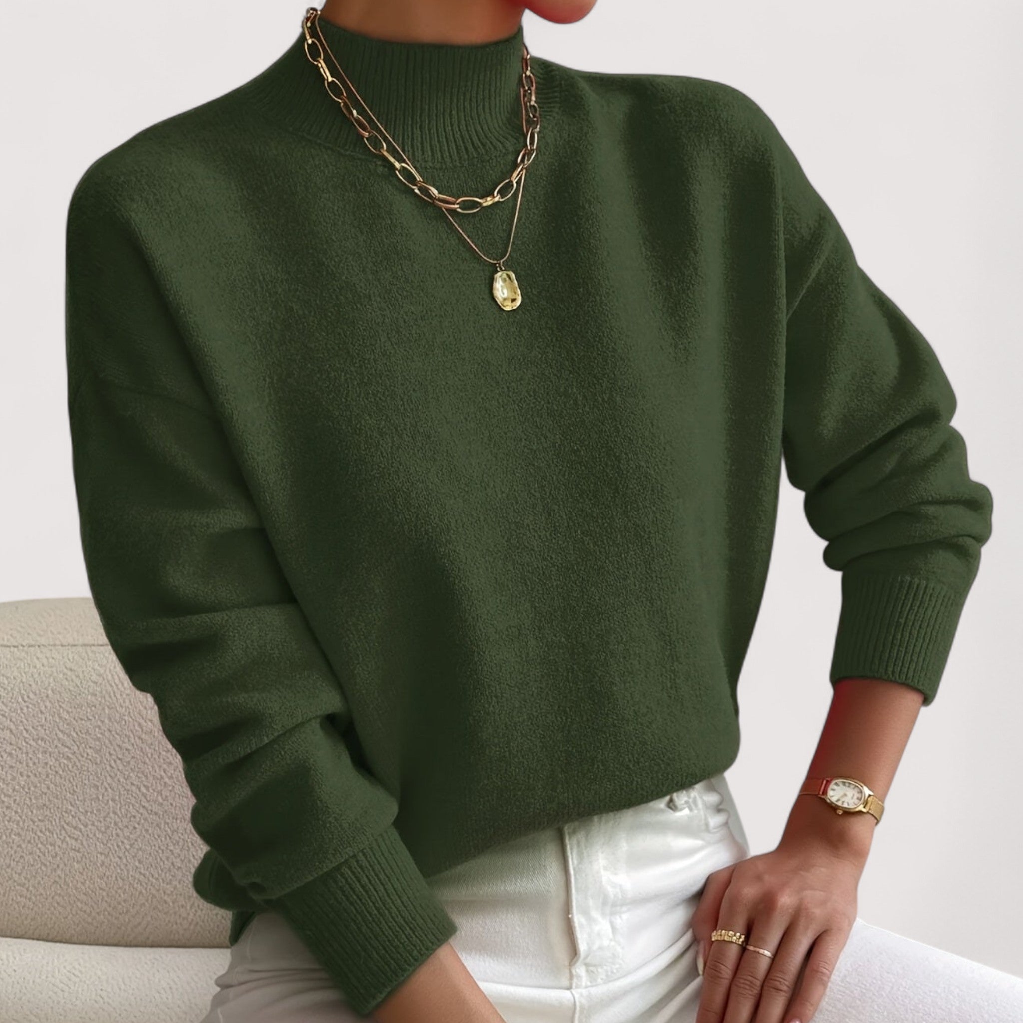 Nadia™ Eleganter und bequemer Rollkragenpullover