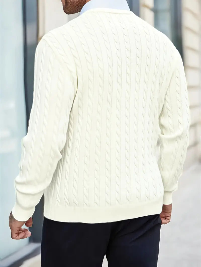 Jonty Gestrickter Rollkragenpullover