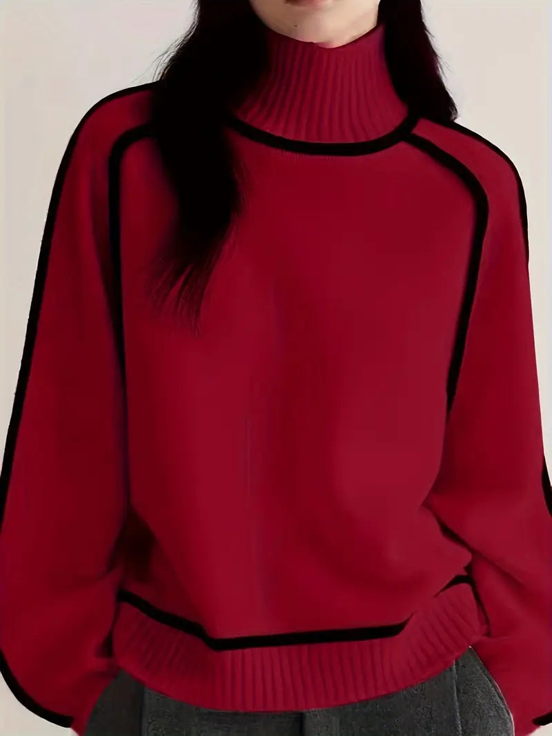 Karina – Eleganter Rollkragenpullover