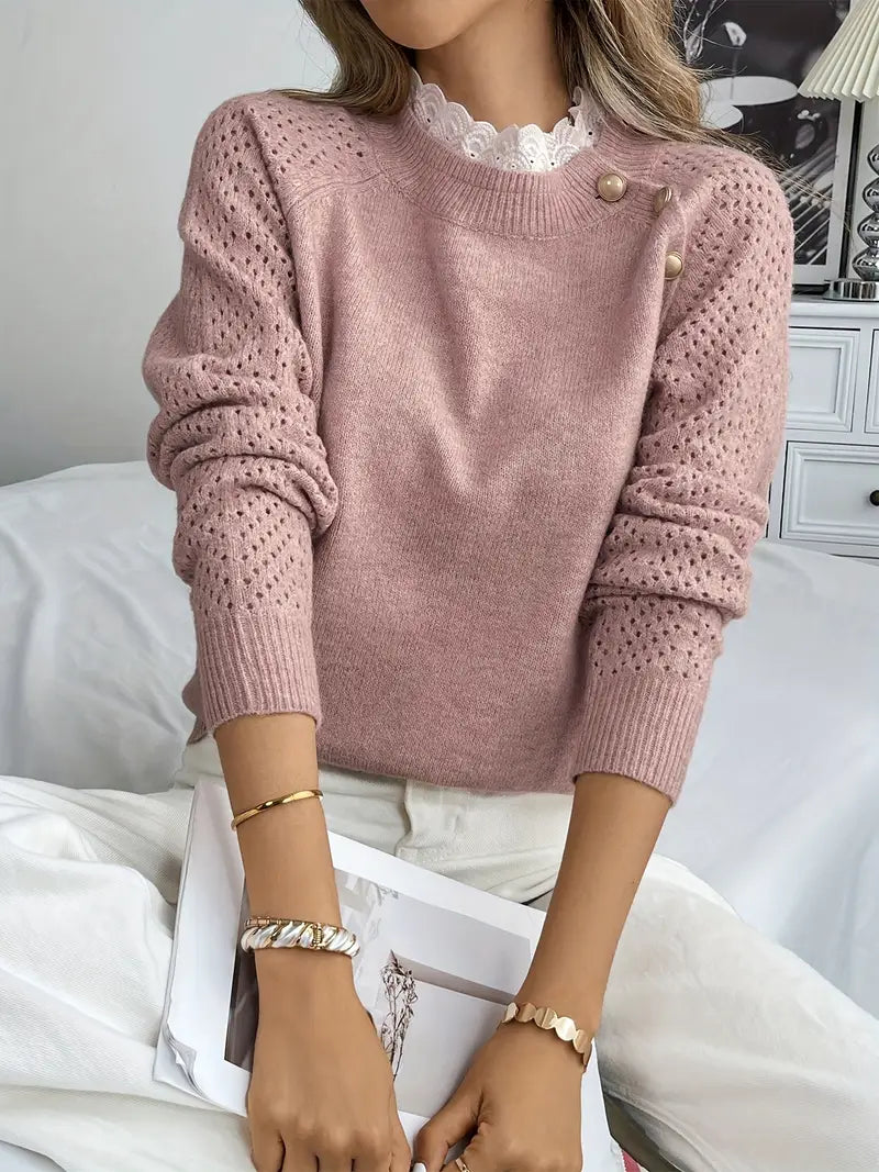 Crelace Stylischer Strickpullover