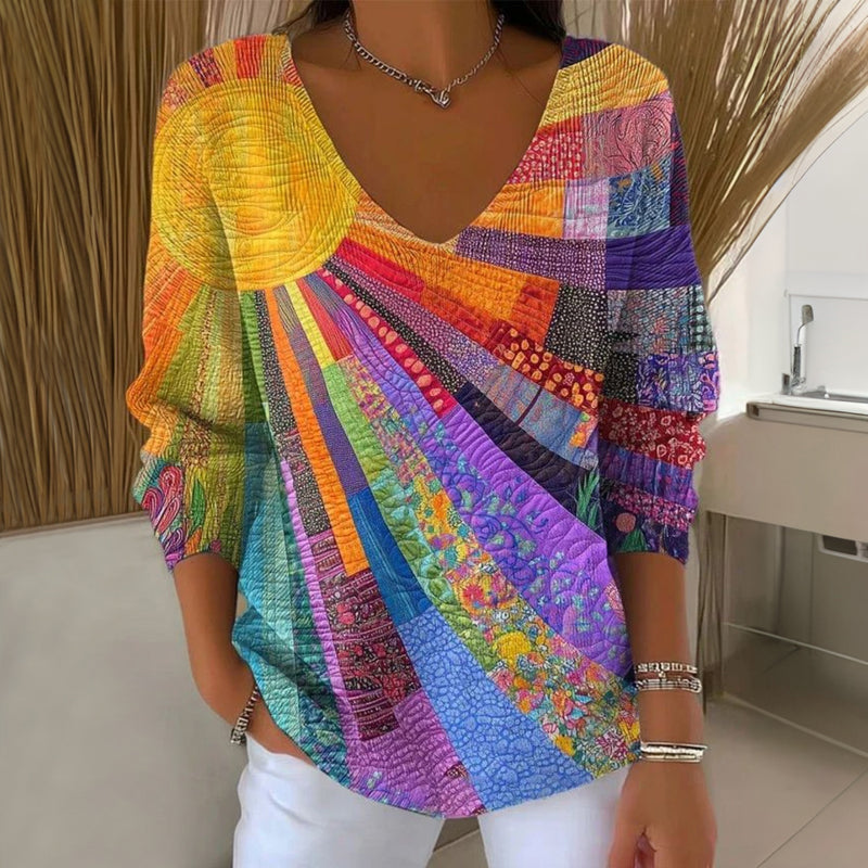 Vintage Buntes T-Shirt