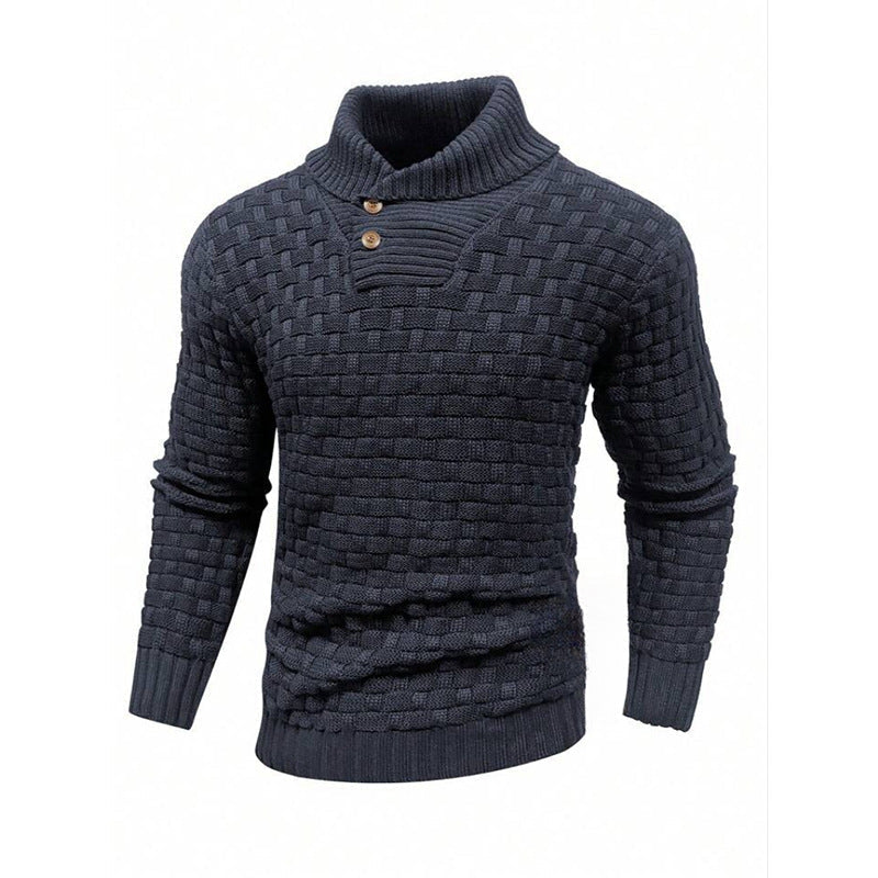 Zach Lässiger Pullover aus Strukturstrick