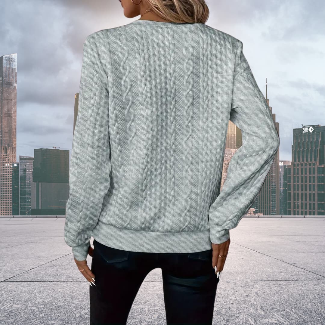 Florence Eleganter Stilvoller Strickpullover