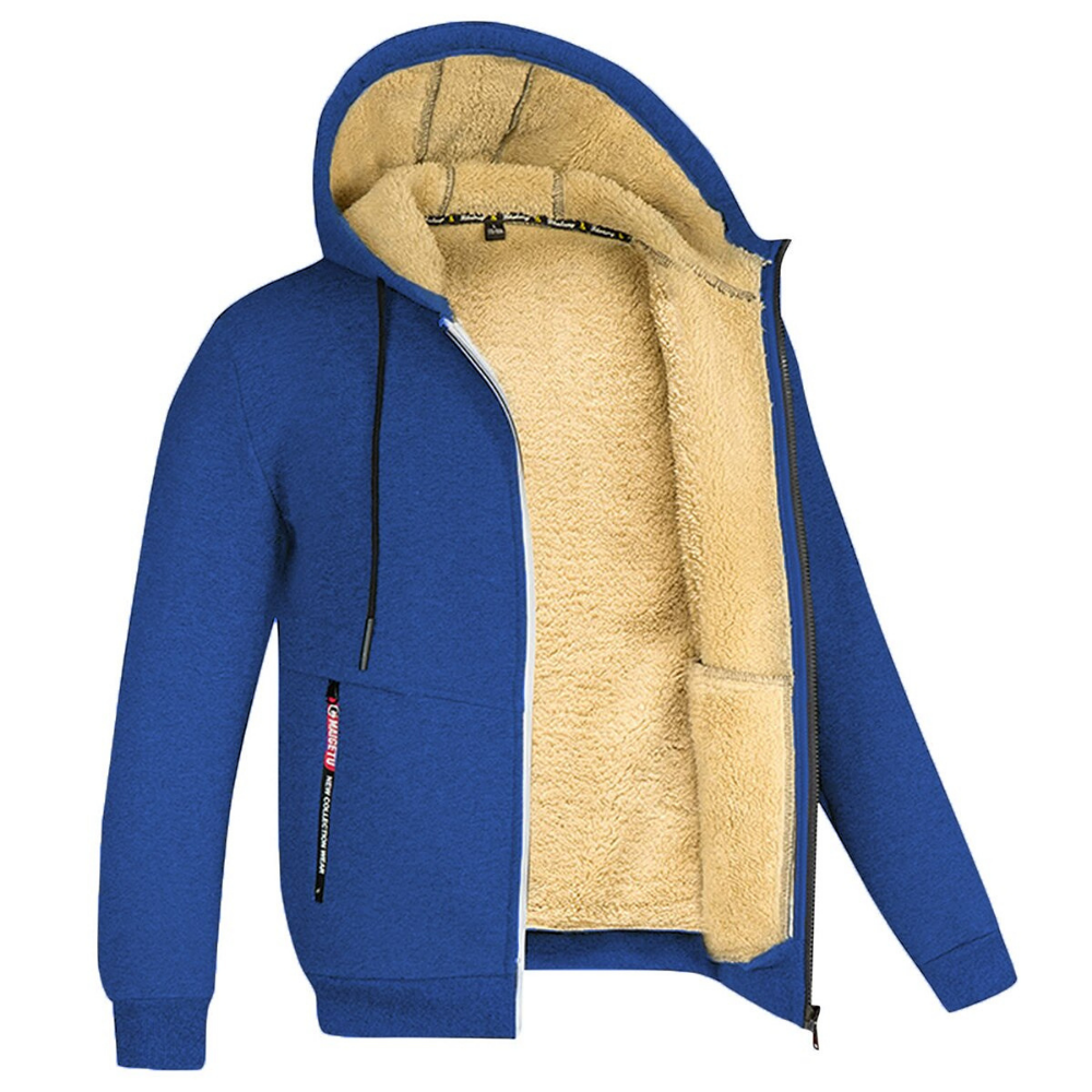 Weiche und warme Herrenjacke
