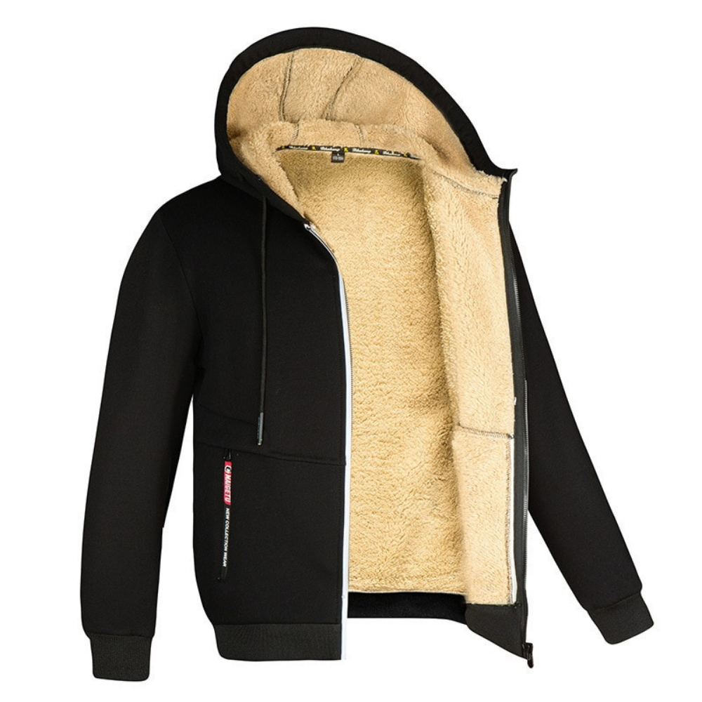 Weiche und warme Herrenjacke