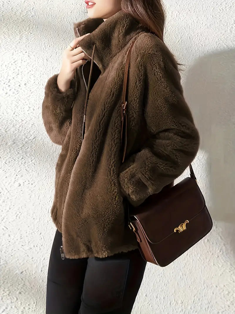 Maliza Stilvolle Fleece Jacke