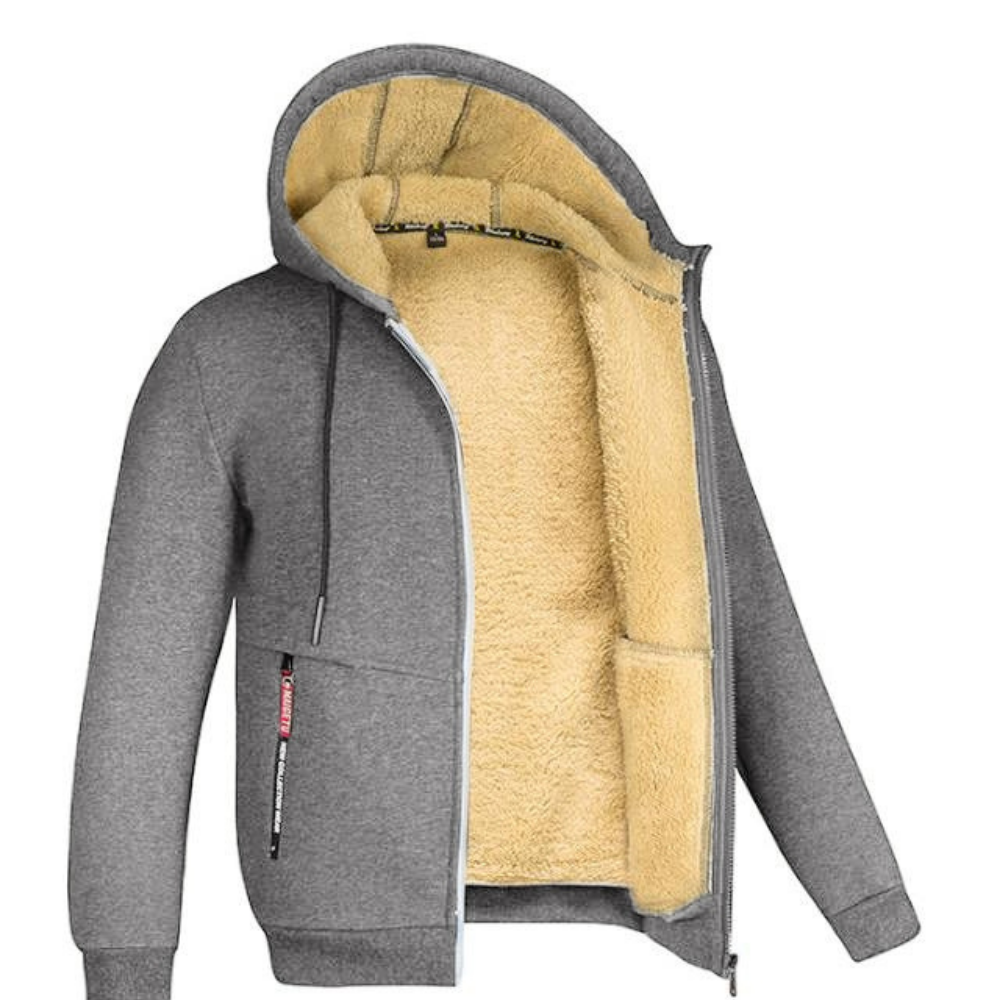 Weiche und warme Herrenjacke