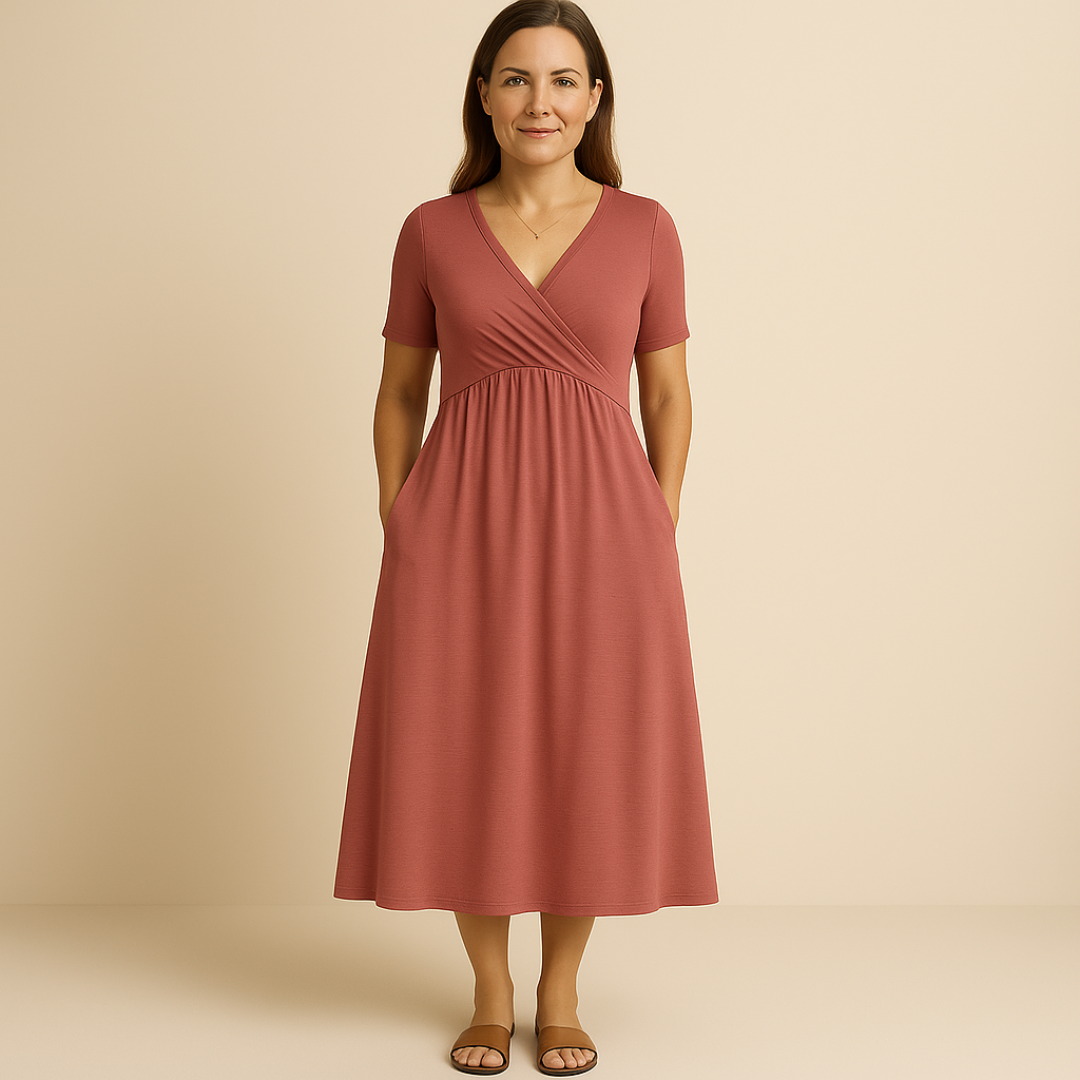 Mira Kurzärmeliges Kleid