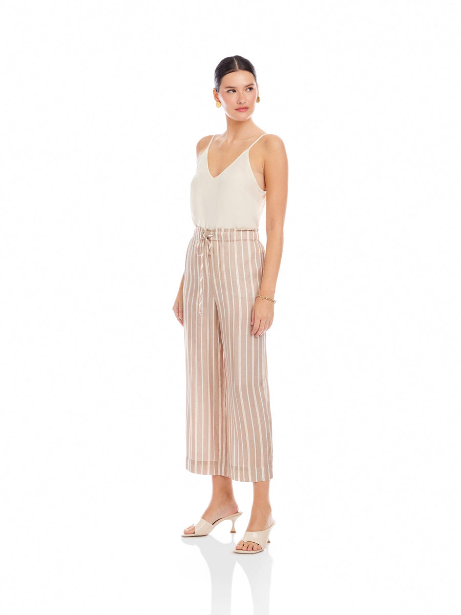 Tasha Damen Jogger – Verkürzte Hose mit Kordelzug