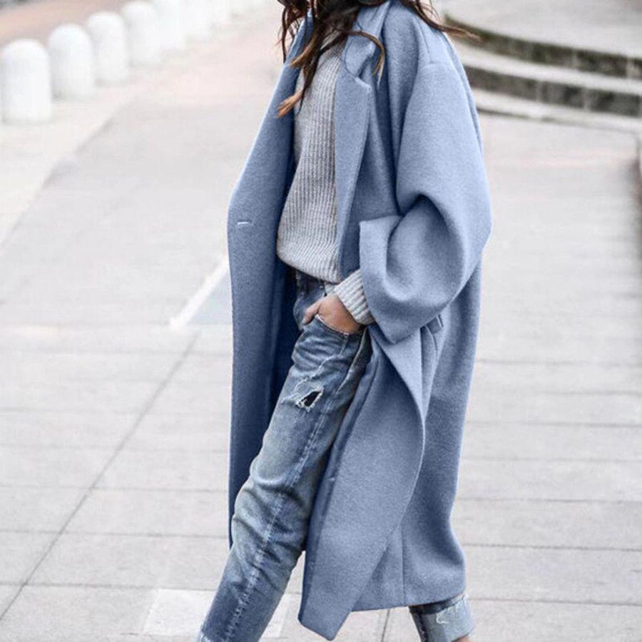 Warmer Damen Parka mit Kapuze & Kordelzug