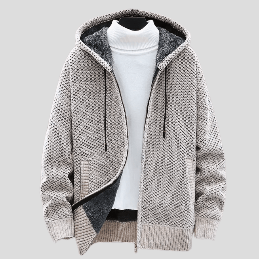 Werner™ Stilvoller Strick-Hoodie