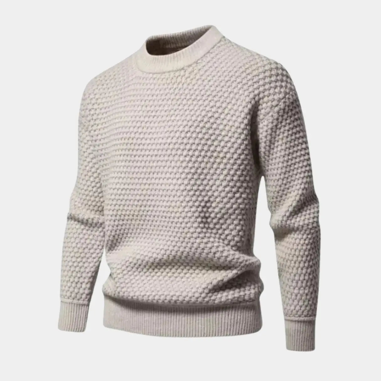 Texturierter Old Money Pullover