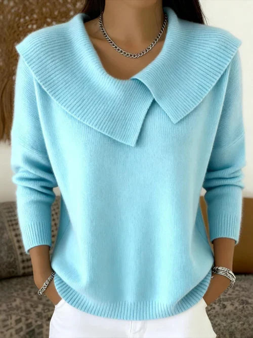 Damhnait | Wärmender Pullover mit Weichem Kragen