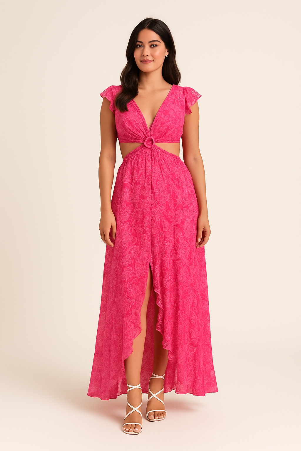 AROSA | Damen Maxikleid mit Blumenprint - luftig & leicht