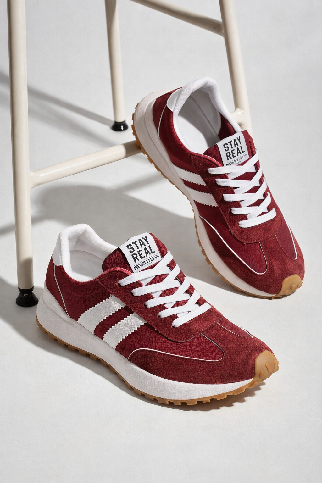 Halima – Retro-Sneaker mit Schnürsenkeln