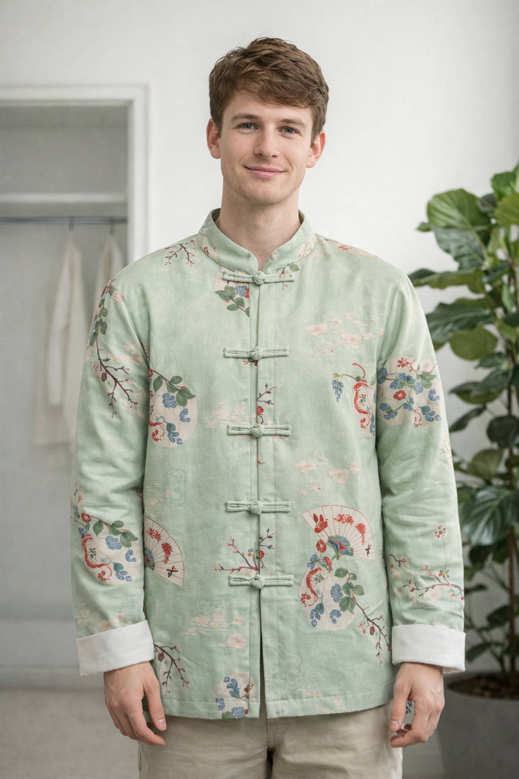 Shawn | Kunst Button Faux Wildleder Mäntel