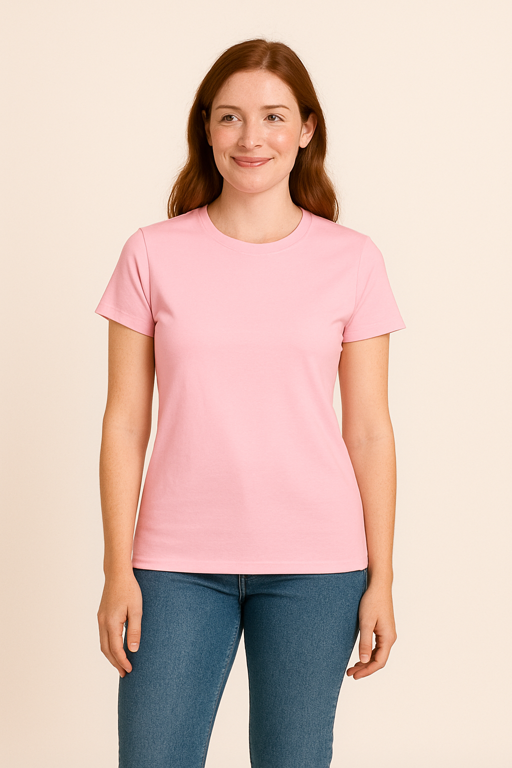 AROSA  | Damen T-Shirt Baumwolle mit klassischem Schnitt für Freizeit & Stil