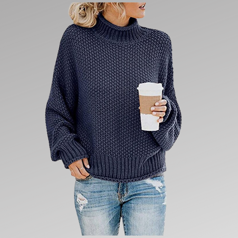 Olivia | Pullover mit hohem Kragen