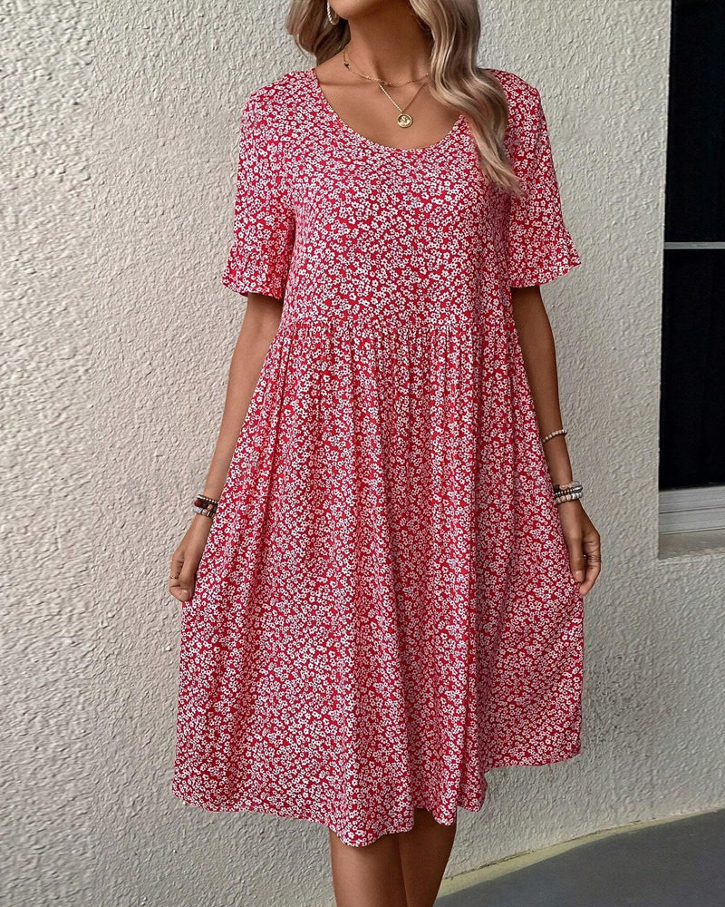 Larissa - Geblümtes Kleid