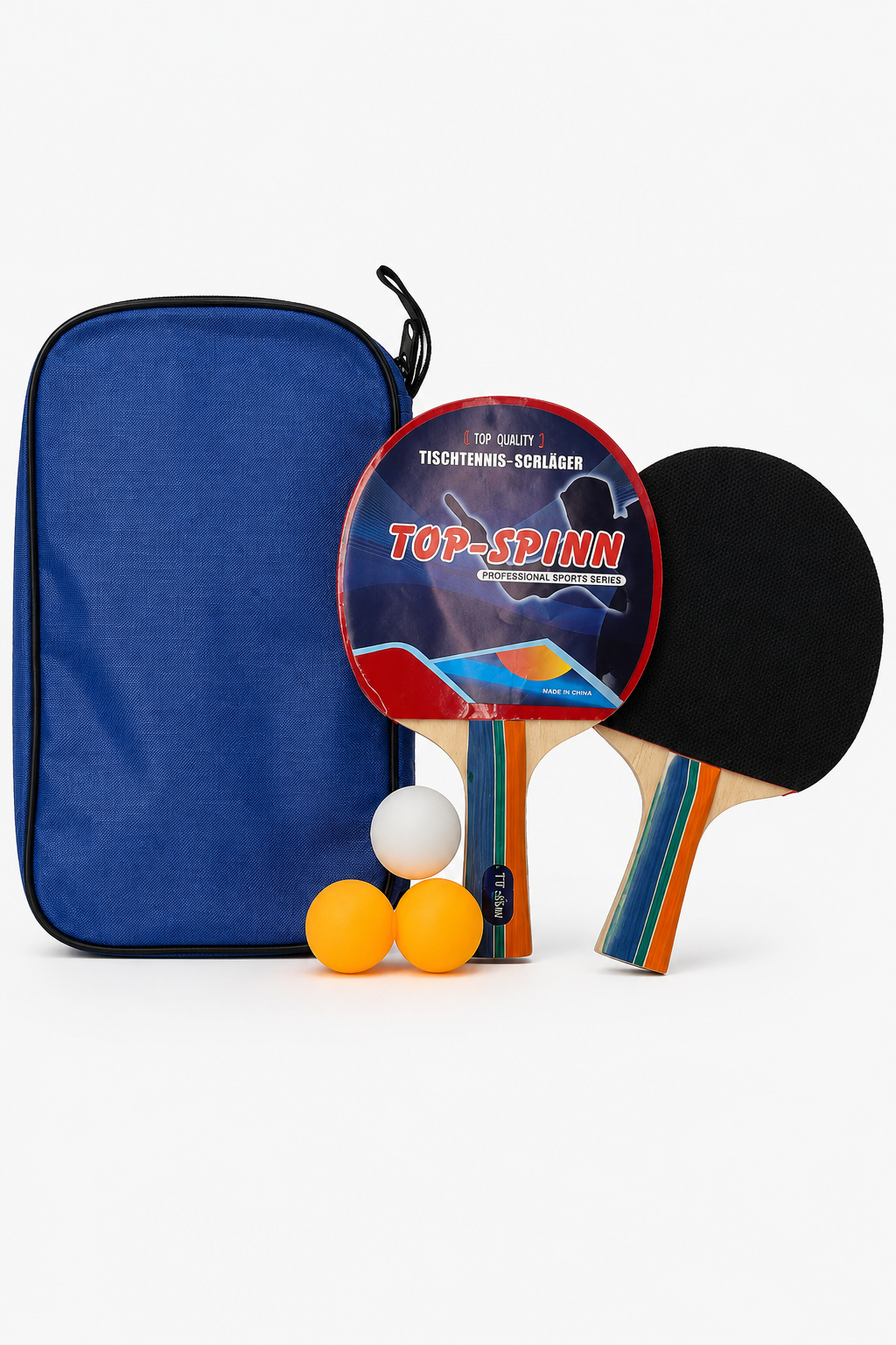 AROSA | Tischtennis Set mit Schlägern, Bällen und Tasche