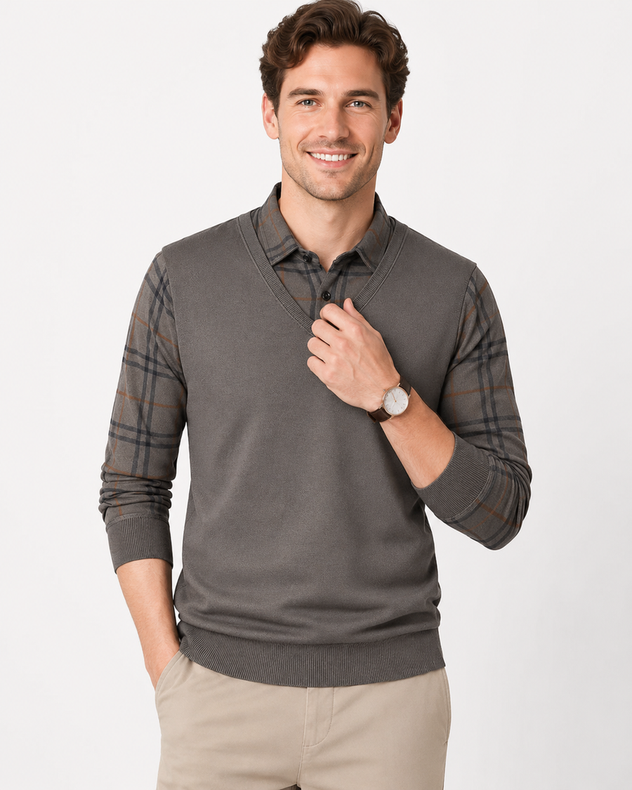 Zion | Herren Slim Fit Elegante Strickpullover