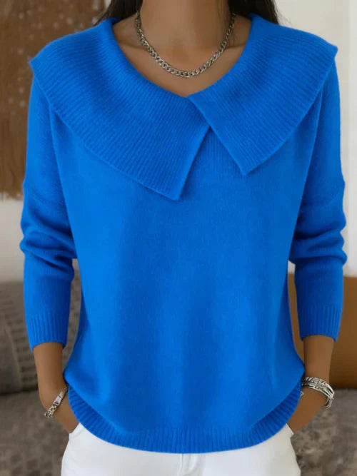 Damhnait | Wärmender Pullover mit Weichem Kragen