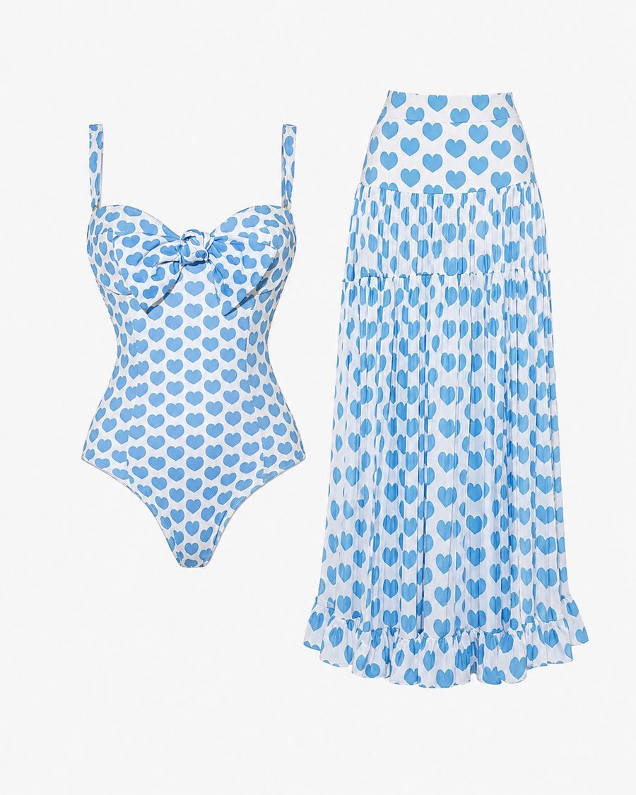 AROSA | Bikini Bedruckter Mode-Einteiler und Cover-Up