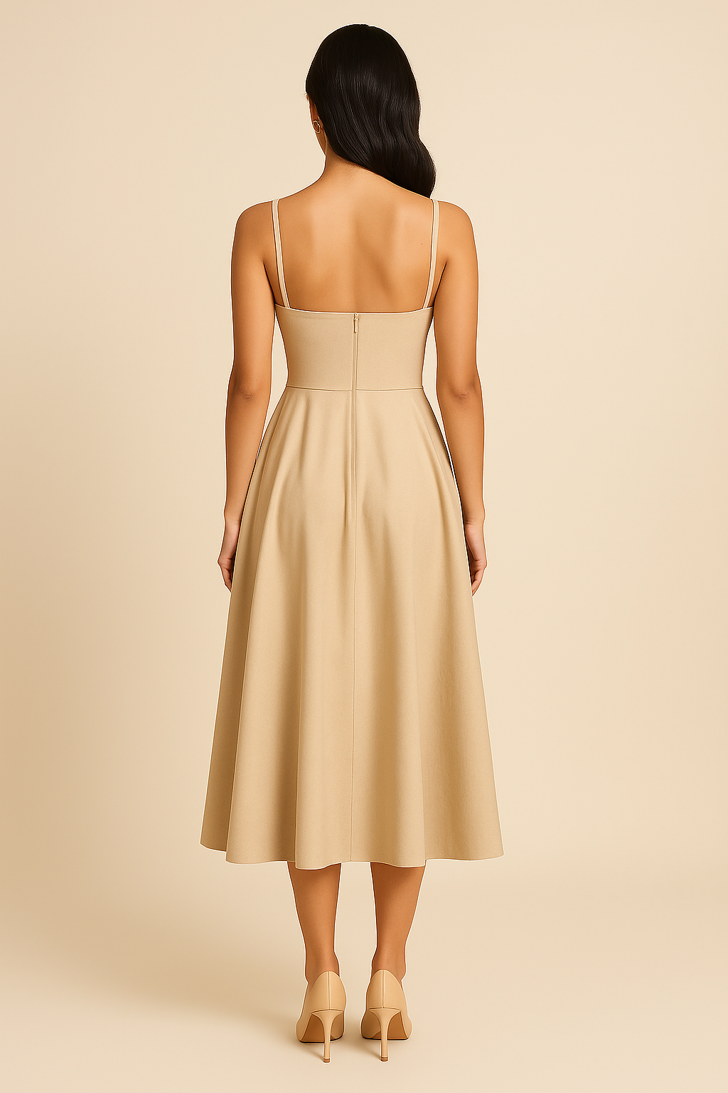 AROSA | Damen Sommerkleid mit V-Ausschnitt luftig-leicht