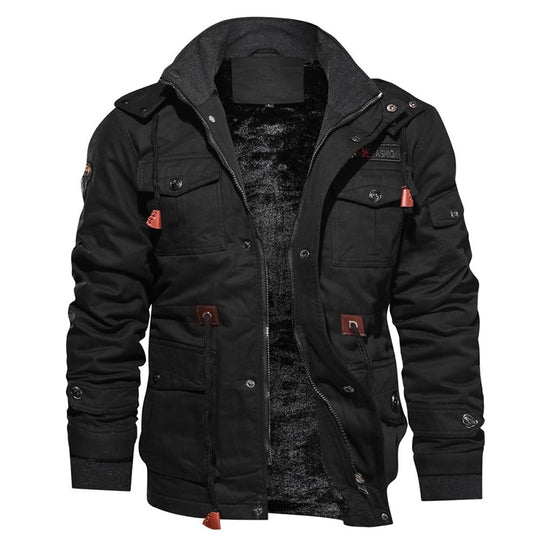 Hermann Elegante Kapuzen Jacke