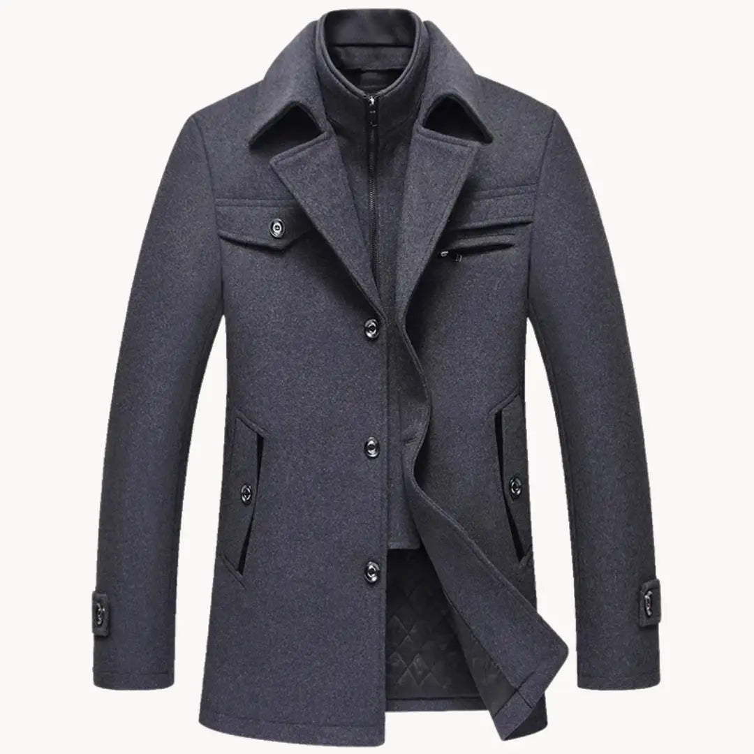 Essential Mantel aus Wollmischung
